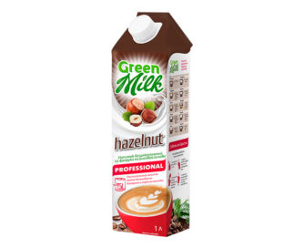 GreenMilk Professional растительное молоко из фундука на рисовой основе Hazelnut